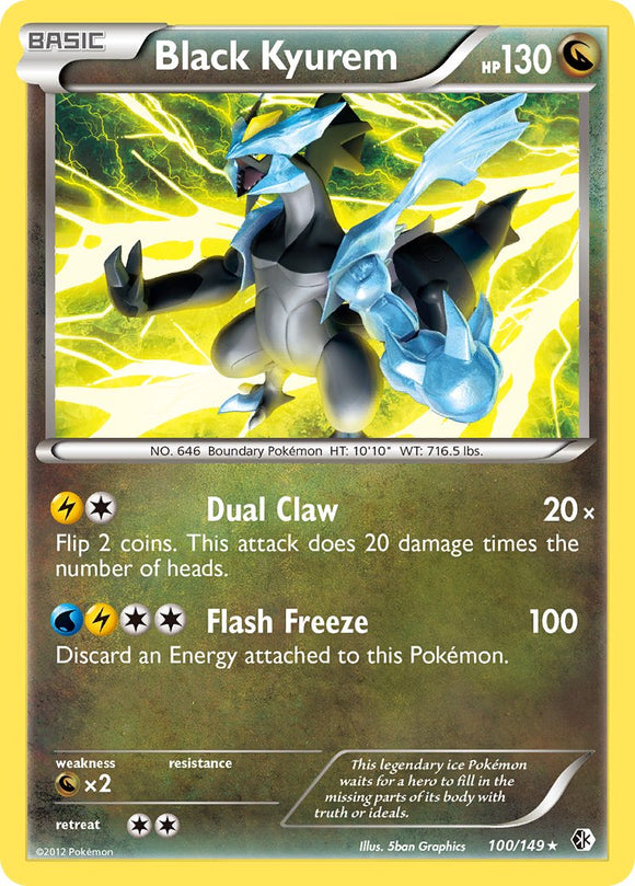 Kyurem negro (100/149) (Exclusivo del mazo temático) [Black &amp; White: Boundaries Crossed] 