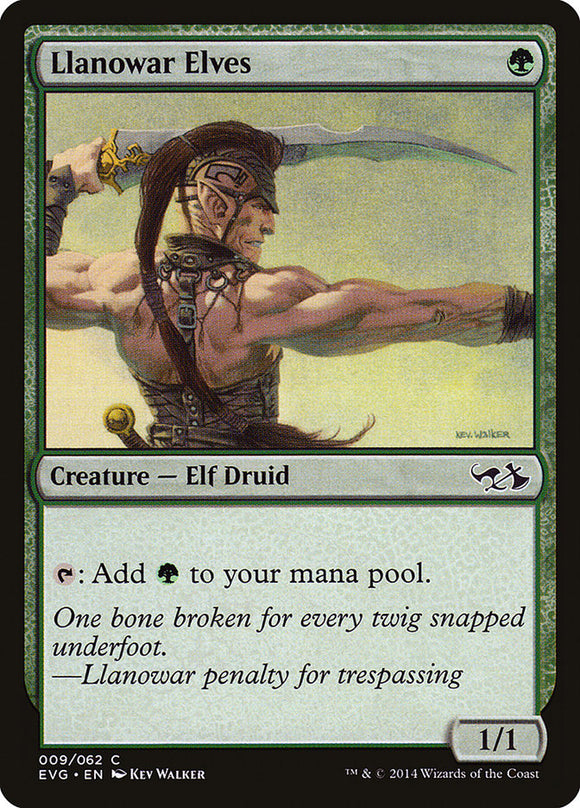 Elfos de Llanowar (Elfos contra goblins) [Antología de Duel Decks] 