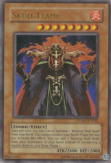 Llama de calavera [WB01-EN002] Súper rara 