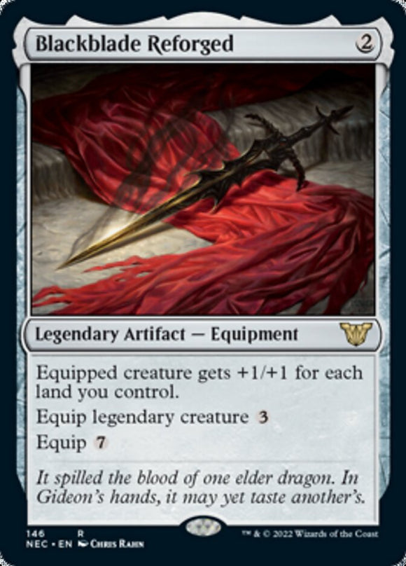 Espada negra reforjada [Kamigawa: Neon Dynasty Commander] 