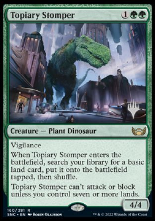 Topiary Stomper (paquete promocional) [Promociones de Streets of New Capenna] 