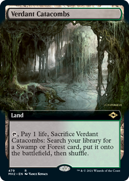Catacumbas verdes (ilustración ampliada) [Modern Horizons 2] 