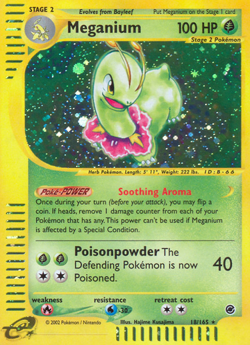 Meganium (18/165) [Expedición: conjunto básico] 