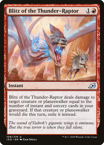 Blitz del Raptor del Trueno [Ikoria: Lair of Behemoths] 