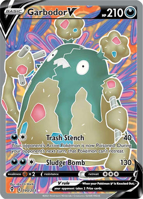 Garbodor V (190/203) [Espada y escudo: cielos en evolución] 