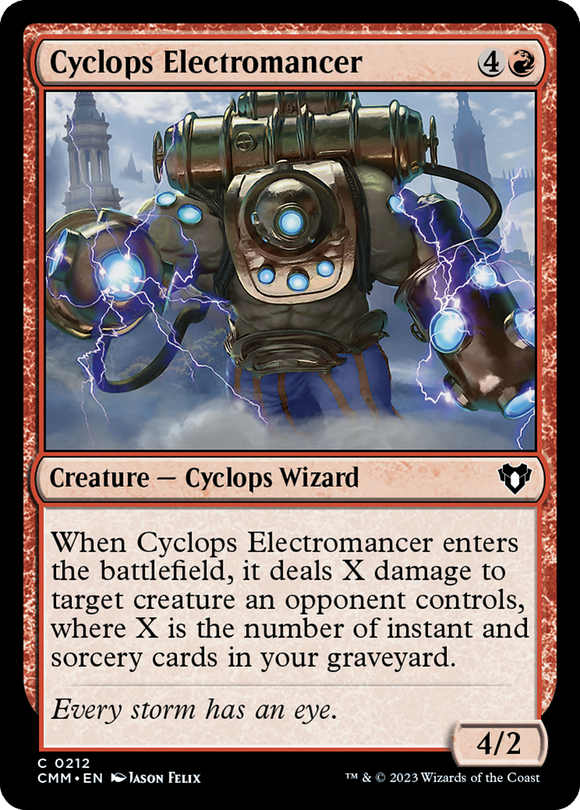 Electromante cíclope [Comandante Masters] 