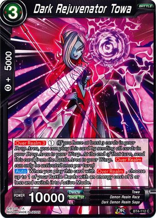 Rejuvenecedor oscuro Towa (BT4-112) [Guerra colosal] 