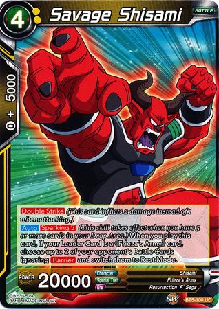 Shisami salvaje (BT5-100) [Renacimiento milagroso] 