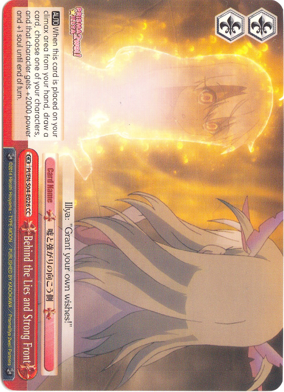 Behind the Lies and Strong Front (PI/EN-S04-E026 CC) [Fate/kaleid line