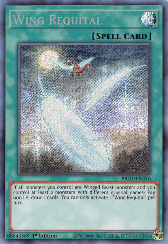 Wing Requital [BROL-EN016] Secreto raro 