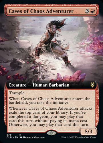 Aventurero de las Cuevas del Caos (ilustración ampliada) [Commander Legends: Battle for Baldur's Gate] 