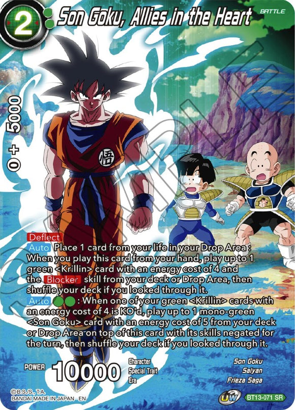 Son Goku, aliados en el corazón (BT13-071) [Selección de tema: Historia de Son Goku] 