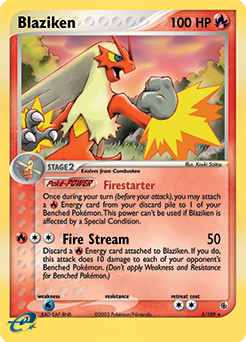 Blaziken (3/109) [EX: Estadio de batalla] 