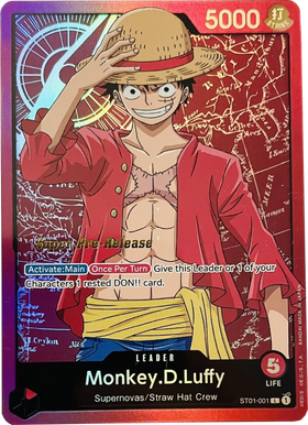 Monkey.D.Luffy (001) [Super Pre-Release Starter Deck: Straw Hat Crew]