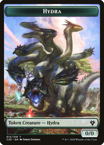 Beast (010) // Hydra Double-Sided Token [Commander 2020 Tokens] - 0