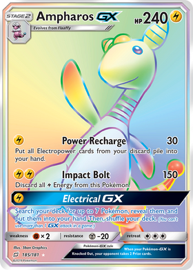 Ampharos GX (185/181) [Sol y Luna: Formen equipo] 