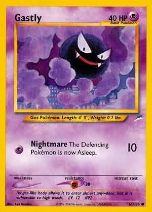 Gastly (65/105) [Neo Destino ilimitado] 