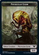 Phyrexian Germ // Spirit (002) Double-Sided Token [Kamigawa: Neon Dynasty Commander Tokens]-1