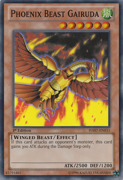 Bestia Fénix Gairuda [HA07-EN033] Súper Raro 