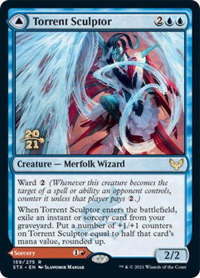 Torrent Sculptor // Sonata lanzallamas [Promociones de prelanzamiento de Strixhaven: School of Mages] 