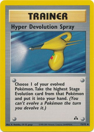 Spray hiperdevolución (73/75) [Neo Discovery Unlimited] 