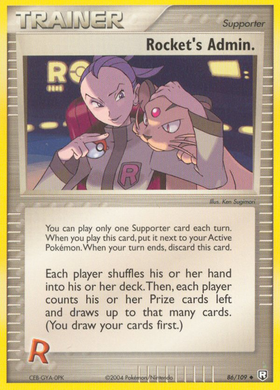 Administrador de Rocket (86/109) [EX: El regreso del Team Rocket] 