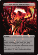 Your Mistake Is My Triumph (Full Art) [Duskmourn: Archenemy]-1