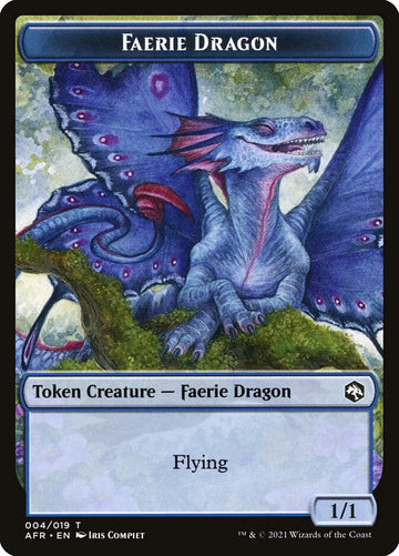 Devil // Faerie Dragon Double-Sided Token [Dungeons & Dragons: Adventures in the Forgotten Realms Tokens] - 0