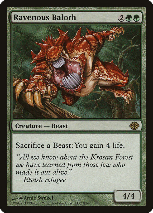 Baloth voraz [Duel Decks: Garruk vs. Liliana] 