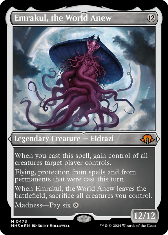 Emrakul, el mundo nuevo (grabado en papel metalizado) [Horizontes modernos 3] 