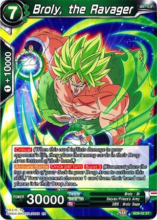 Broly, el Devastador (Baraja inicial: Broly en ascenso) (SD8-02) [Destroyer Kings] 
