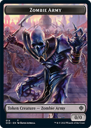 Zombie // Zombie Army Double-Sided Token [Starter Commander Decks]-2