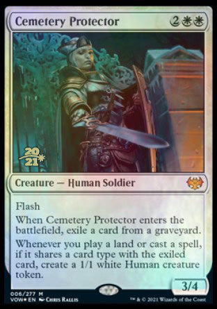 Protector del cementerio [Promociones de prelanzamiento de Innistrad: Crimson Vow] 