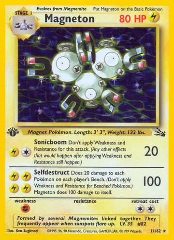 Magneton (11/62) [Fósil 1.ª edición] 