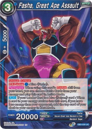 Fasha, asalto de los grandes simios (DB3-035) [Fuerza gigante] 