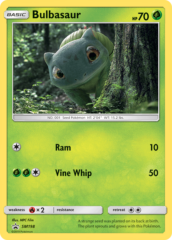 Bulbasaur (SM198) [Sol y Luna: promociones de Black Star] 