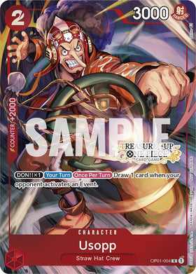 Usopp (Copa del tesoro) [Tarjetas promocionales de One Piece] 