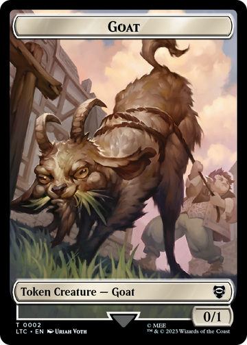 Bird // Goat Token [The Lord of the Rings: Tales of Middle-Earth Commander Tokens] - 0
