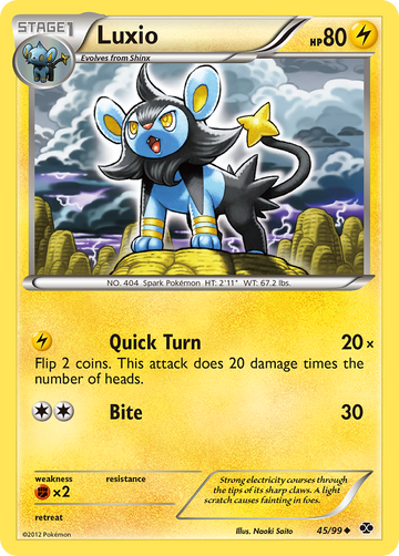 Luxio (45/99) [Blanco y Negro: Próximos destinos] 