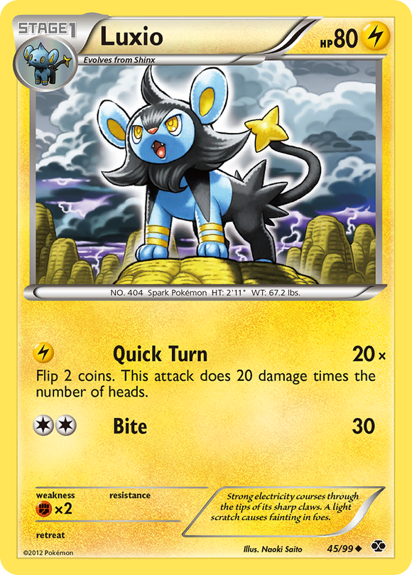 Luxio (45/99) [Blanco y Negro: Próximos destinos] 