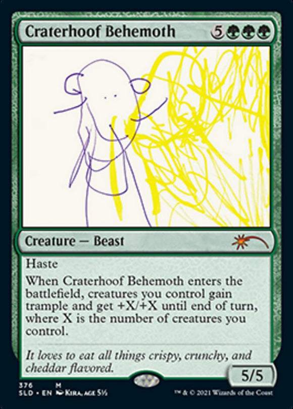 Behemoth de pezuña de cráter (376) [Serie Secret Lair Drop] 
