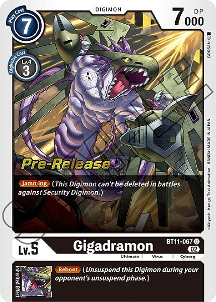 Gigadramon [BT11-067] [Promociones previas al lanzamiento de la fase dimensional] 