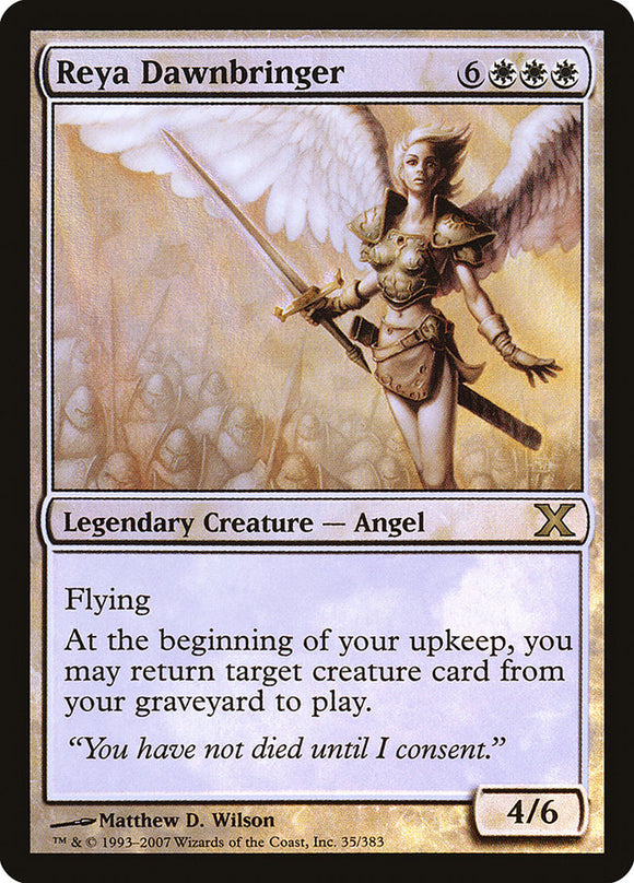 Reya Dawnbringer (lámina premium) [Décima edición] 