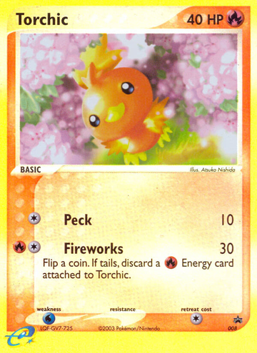 Torchic (008) [Promociones de Nintendo: Black Star] 