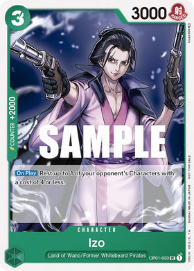 Izo (Paquete de torneo vol. 2) [Tarjetas promocionales de One Piece] 