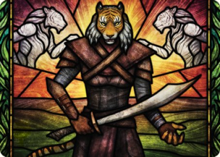 Tarjeta de arte de Zar Ojanen, descendiente de Efrava [Serie de arte Dominaria United] 