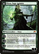 Nissa, Vastwood Seer // Nissa, Sage Animist [Magic Origins Prerelease Promos]-2