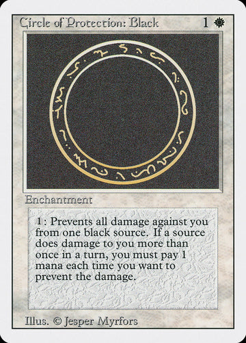 Círculo de protección: negro [Edición revisada] 