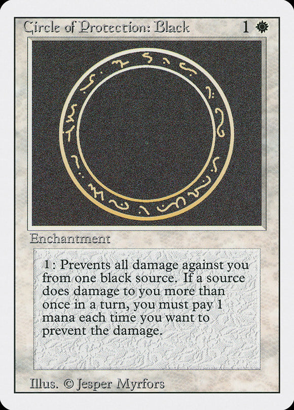 Círculo de protección: negro [Edición revisada] 