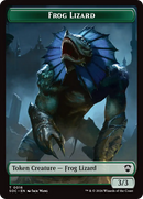 Boar // Frog Lizard Double-Sided Token [Secrets of Strixhaven Commander Tokens]-2